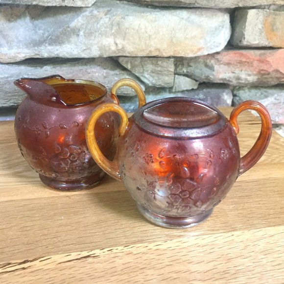 VTG Creamer Sugar MCM United Steri-lite Plastic Mid-Century - Picture 10 of 10